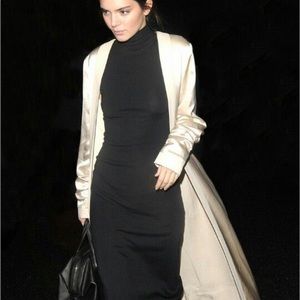 Alexander WangWomen's Black Fitted Cowl Neck Dress